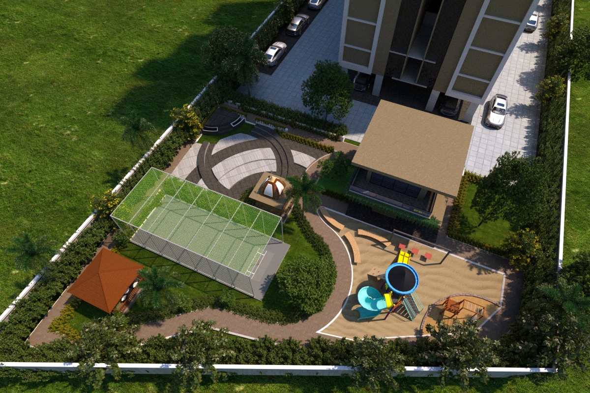 Opal Field master plan aerial render